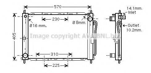 AVA QUALITY COOLING DNM369 модуль охолодження