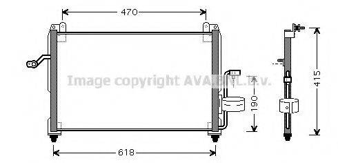 AVA QUALITY COOLING DW5045 Конденсатор, кондиціонер