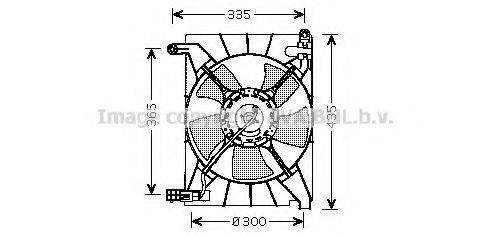 AVA QUALITY COOLING DW7511 Вентилятор, охолодження двигуна