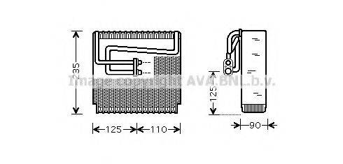 AVA QUALITY COOLING DWV064 Випарник, кондиціонер