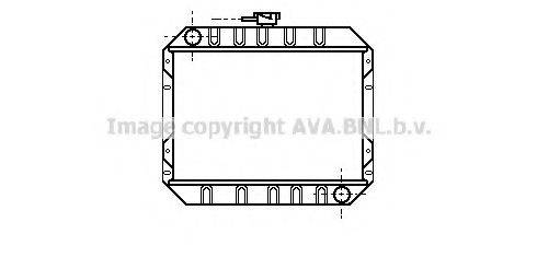 AVA QUALITY COOLING FD2002 Радіатор, охолодження двигуна