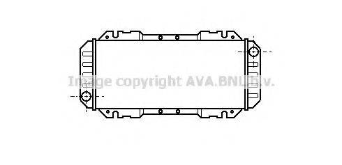 AVA QUALITY COOLING FD2006 Радіатор, охолодження двигуна