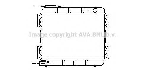 AVA QUALITY COOLING FD2056 Радіатор, охолодження двигуна