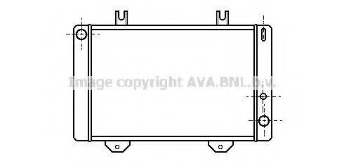 AVA QUALITY COOLING FD2100 Радіатор, охолодження двигуна