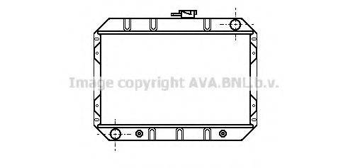 AVA QUALITY COOLING FD2221 Радіатор, охолодження двигуна