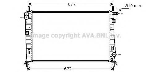 AVA QUALITY COOLING FD2266 Радіатор, охолодження двигуна