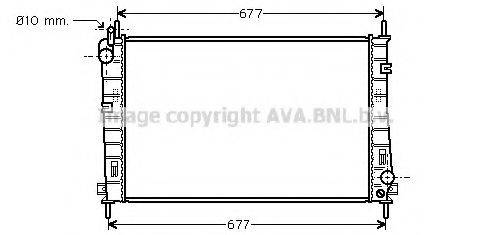 AVA QUALITY COOLING FD2335 Радіатор, охолодження двигуна