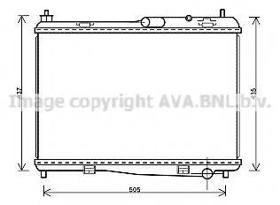 AVA QUALITY COOLING FD2440 Радіатор, охолодження двигуна