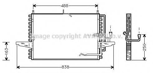 AVA QUALITY COOLING FD5177 Конденсатор, кондиціонер