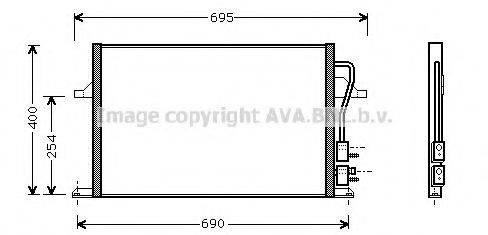 AVA QUALITY COOLING FD5259 Конденсатор, кондиціонер