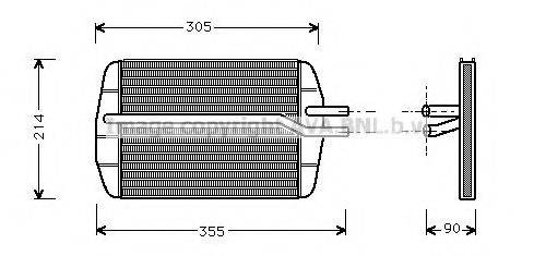 AVA QUALITY COOLING FD6216 Теплообмінник, опалення салону