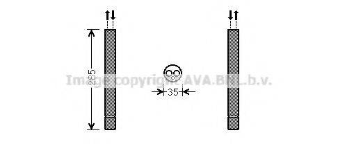 AVA QUALITY COOLING FDD599 Осушувач, кондиціонер