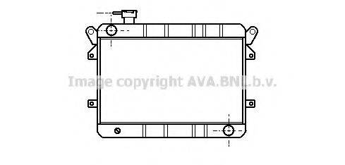 AVA QUALITY COOLING FT2004 Радіатор, охолодження двигуна