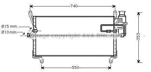 AVA QUALITY COOLING FT5168 Конденсатор, кондиціонер