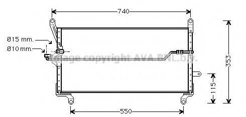 AVA QUALITY COOLING FT5179 Конденсатор, кондиціонер