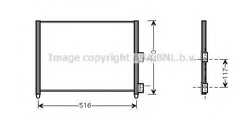 AVA QUALITY COOLING FT5303 Конденсатор, кондиціонер