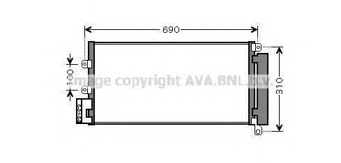 AVA QUALITY COOLING FT5356D Конденсатор, кондиціонер