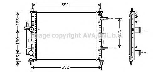 AVA QUALITY COOLING FTA2260 Радіатор, охолодження двигуна