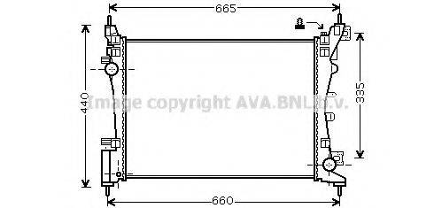 AVA QUALITY COOLING FTA2318 Радіатор, охолодження двигуна