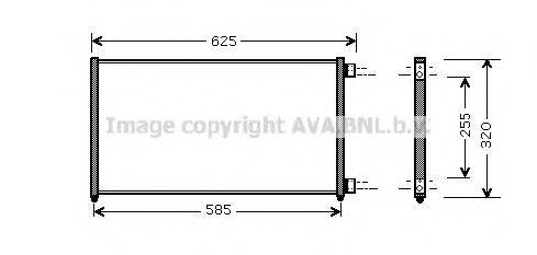 AVA QUALITY COOLING FTA5256 Конденсатор, кондиціонер