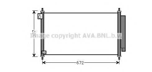 AVA QUALITY COOLING HD5276D Конденсатор, кондиціонер