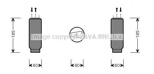 AVA QUALITY COOLING HDD117 Осушувач, кондиціонер