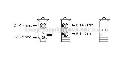 AVA QUALITY COOLING HY1292 Розширювальний клапан, кондиціонер