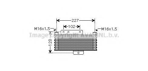 AVA QUALITY COOLING HY3261 Олійний радіатор, автоматична коробка передач