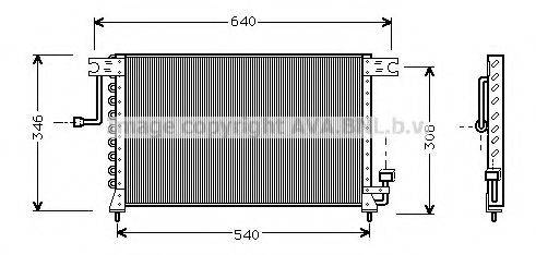 AVA QUALITY COOLING HY5036 Конденсатор, кондиціонер