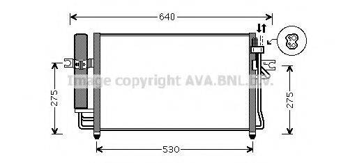 AVA QUALITY COOLING HY5087D Конденсатор, кондиціонер