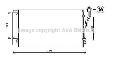 AVA QUALITY COOLING HY5246D Конденсатор, кондиціонер