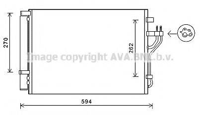 AVA QUALITY COOLING HY5280D Конденсатор, кондиціонер