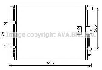 AVA QUALITY COOLING HY5373D Конденсатор, кондиціонер