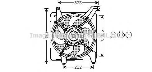 AVA QUALITY COOLING HY7507 Вентилятор, охолодження двигуна