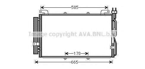 AVA QUALITY COOLING HYA5220D Конденсатор, кондиціонер