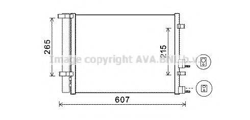 AVA QUALITY COOLING HYA5244D Конденсатор, кондиціонер