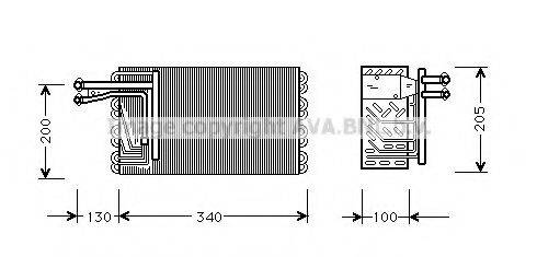 AVA QUALITY COOLING JRV022 Випарник, кондиціонер