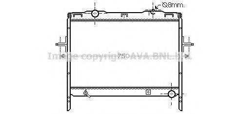 AVA QUALITY COOLING KA2128 Радіатор, охолодження двигуна