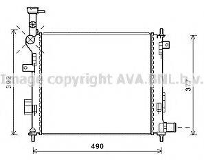 AVA QUALITY COOLING KA2189 Радіатор, охолодження двигуна