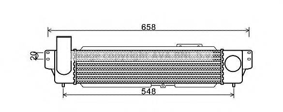 AVA QUALITY COOLING KA4140 Інтеркулер