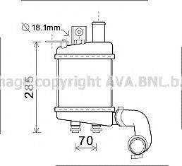 AVA QUALITY COOLING KA4154 Інтеркулер