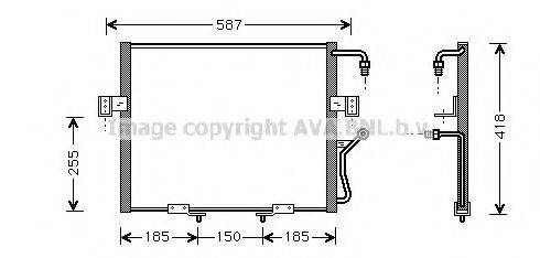 AVA QUALITY COOLING KA5011 Конденсатор, кондиціонер