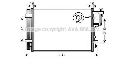 AVA QUALITY COOLING KA5102D Конденсатор, кондиціонер