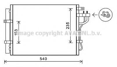 AVA QUALITY COOLING KA5188D Конденсатор, кондиціонер