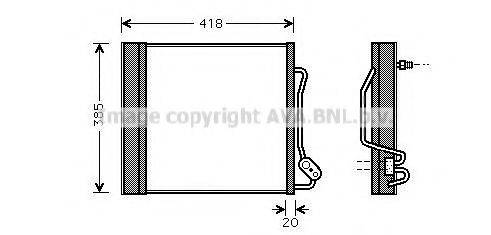 AVA QUALITY COOLING MCA5010D Конденсатор, кондиціонер