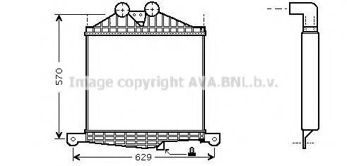 AVA QUALITY COOLING ME4185 Інтеркулер