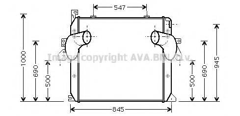 AVA QUALITY COOLING ME4223 Інтеркулер