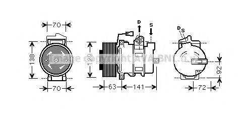 AVA QUALITY COOLING MEAK239 Компресор, кондиціонер