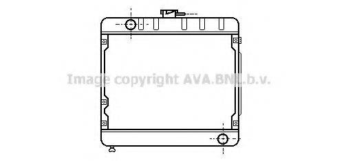 AVA QUALITY COOLING MS2016 Радіатор, охолодження двигуна