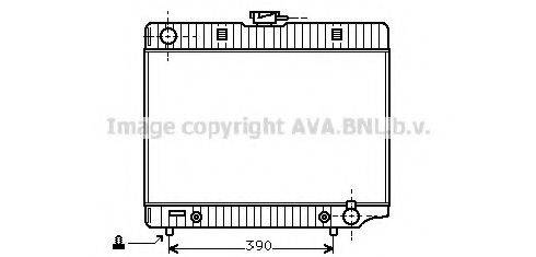 AVA QUALITY COOLING MS2026 Радіатор, охолодження двигуна